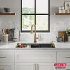 32&rdquo; Granite Composite Workstation Kitchen Sink Undermount Single Bowl with WorkFlow&trade; Ledge and Accessories